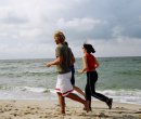 Sylt Laufen am Strand